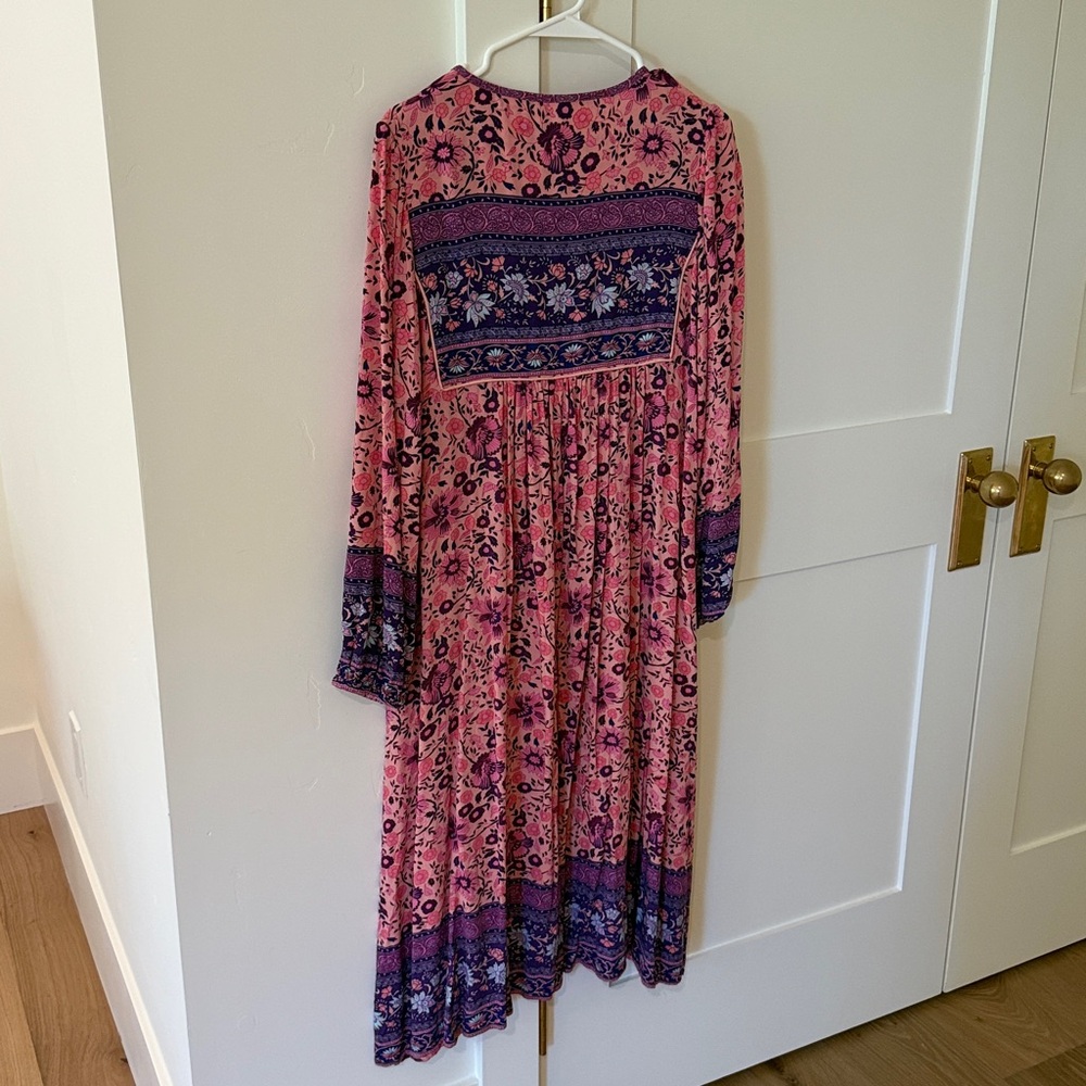 Spell 🦄💧 Folk Town Boho Midi Dress - Picture 7 of 9